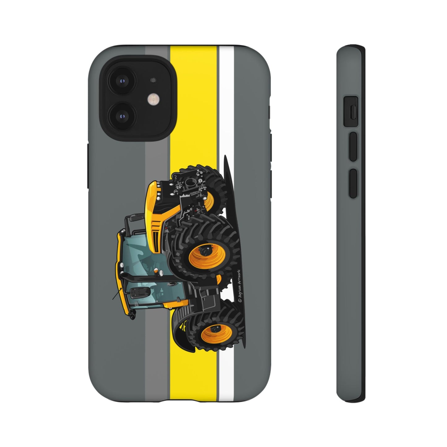 Yellow Fastrak 4000 Series Tough Phone Case - Grey