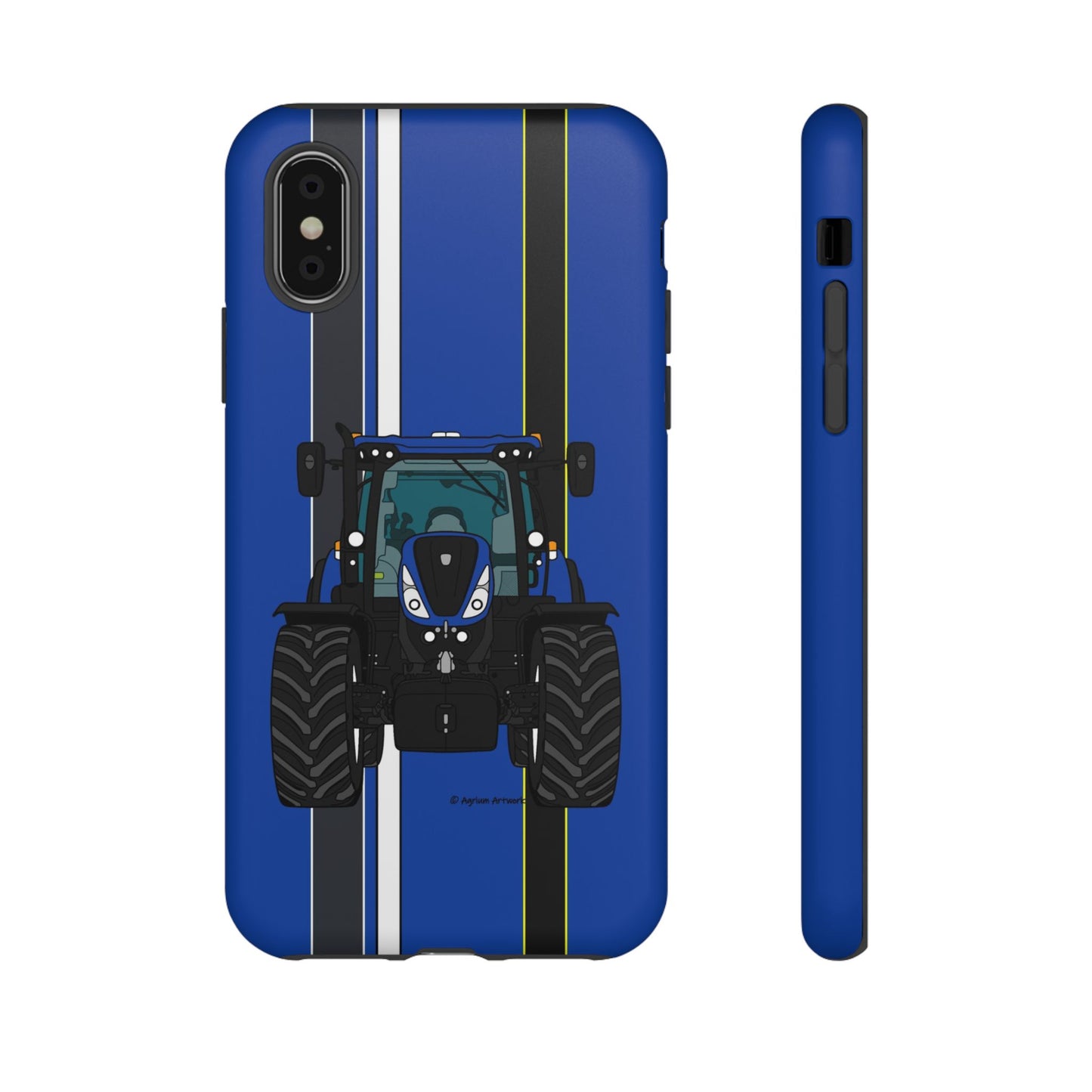 Blue Tractor #4 Tough Phone Case