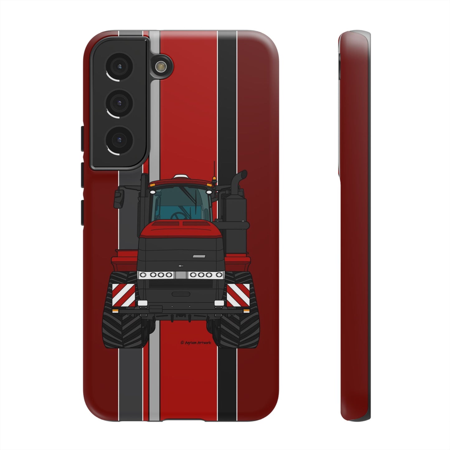 Dark Red Tractor #2 Tough Phone Case