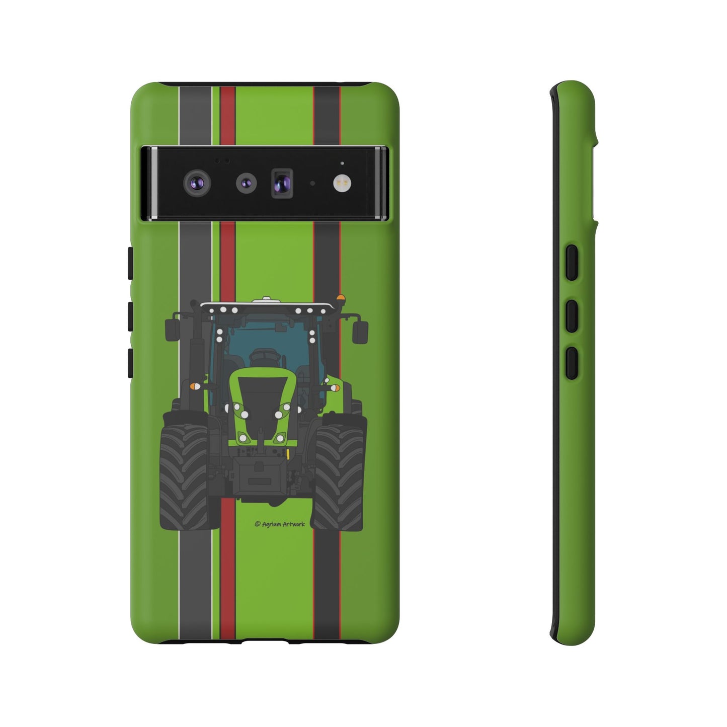 Lime Green Tractor #1 Tough Phone Case