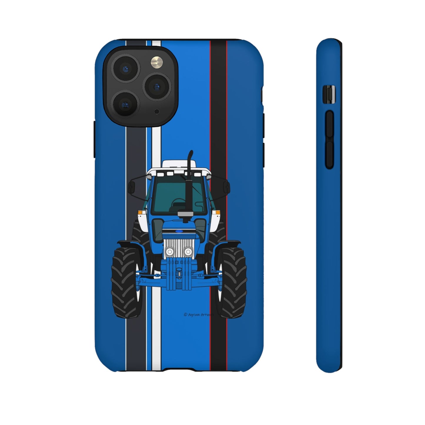 Blue Tractor #3 Tough Phone Case