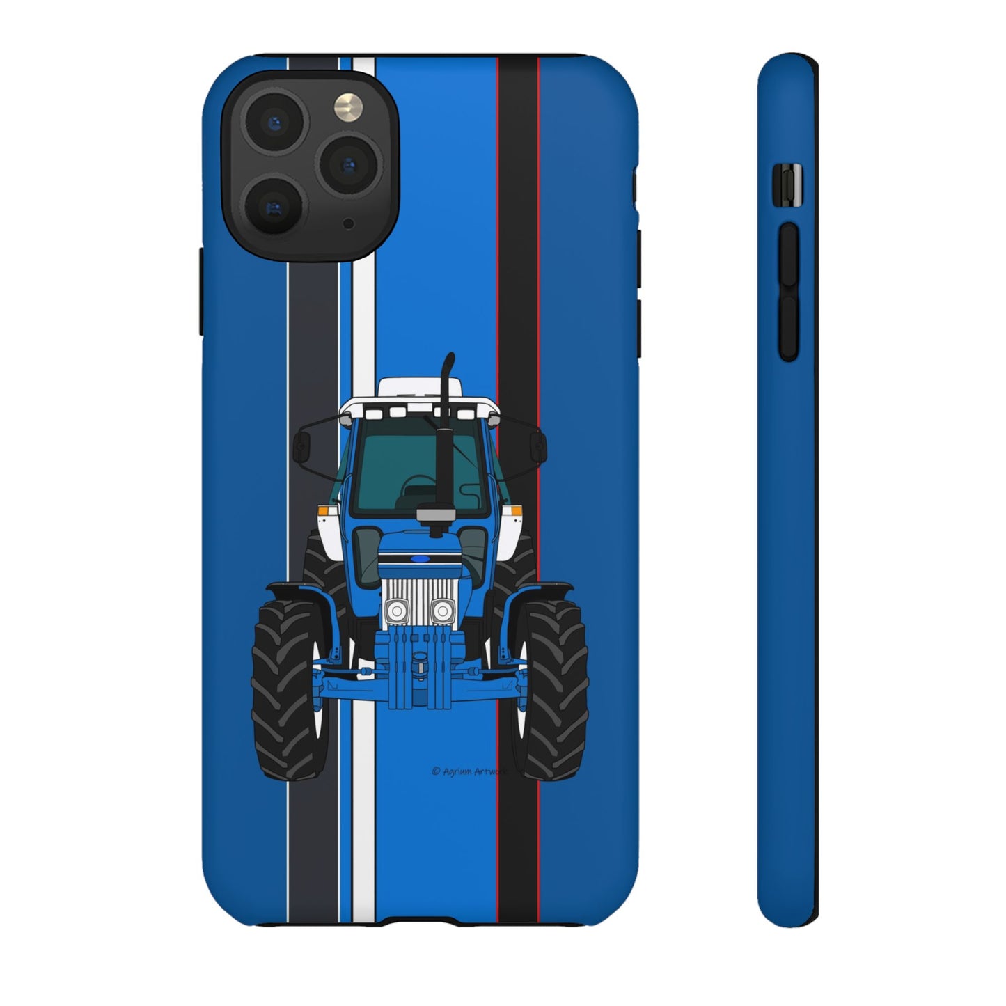 Blue Tractor #3 Tough Phone Case