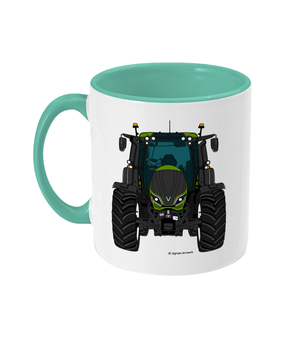 Green Tractor #4 11oz Coloured Mug