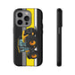 Yellow Fastrak 4000 Series Tough Phone Case - Black