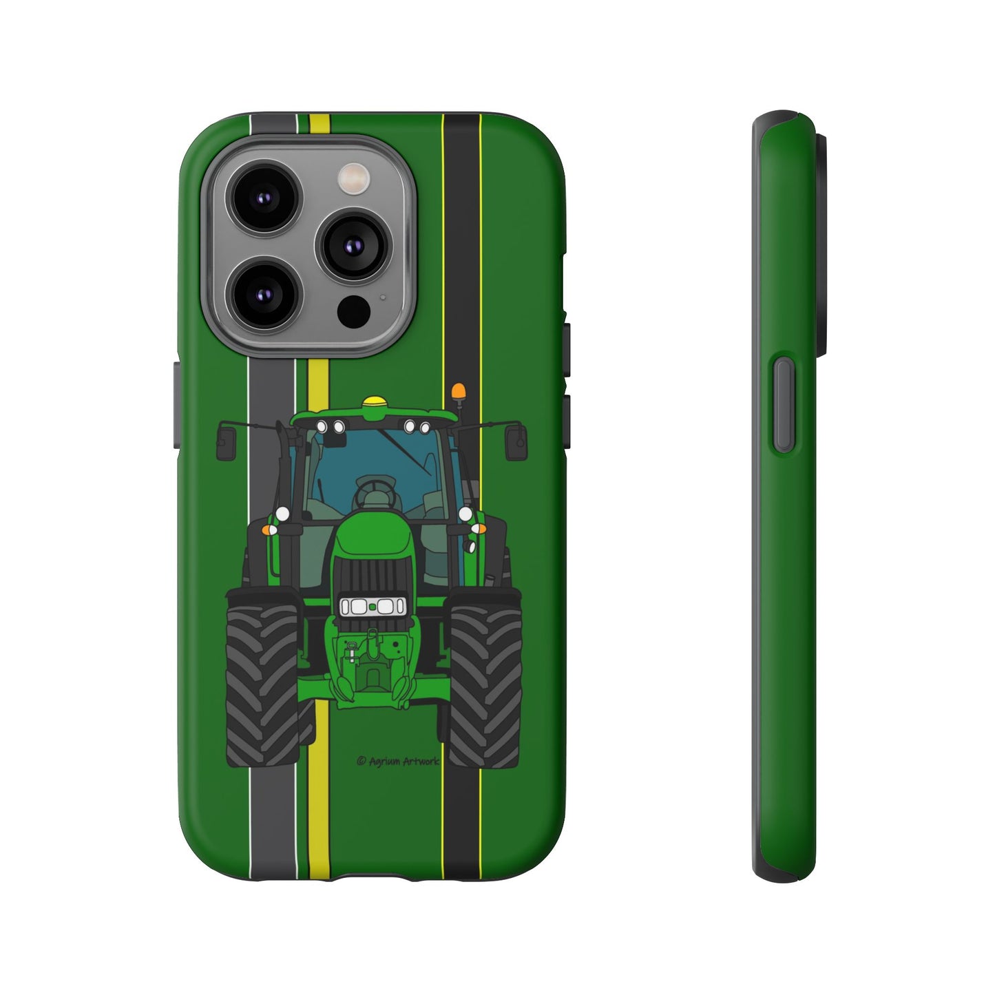 Green Tractor #2 Tough Phone Case