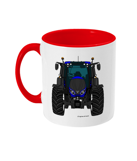 Blue Tractor #5 11oz Coloured Mug