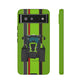 Lime Green Tractor #1 Tough Phone Case