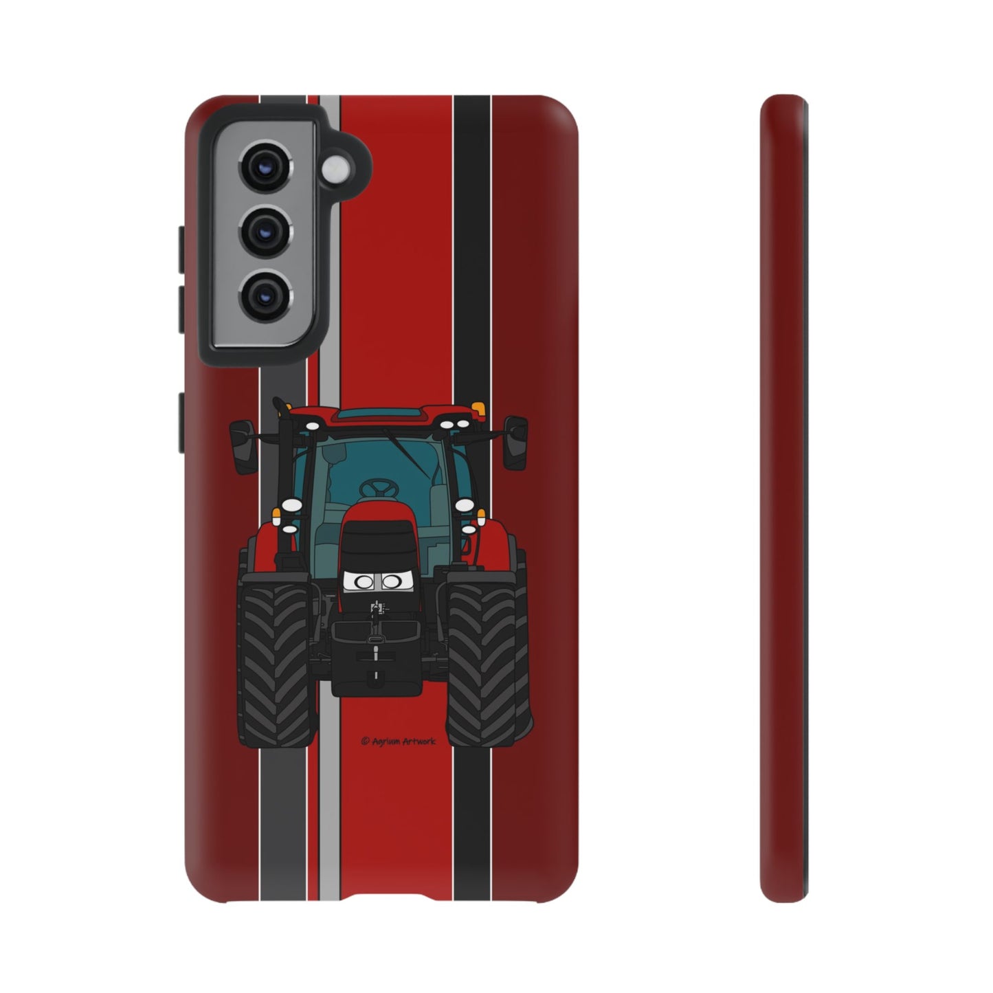 Dark Red Tractor #1 Tough Phone Case