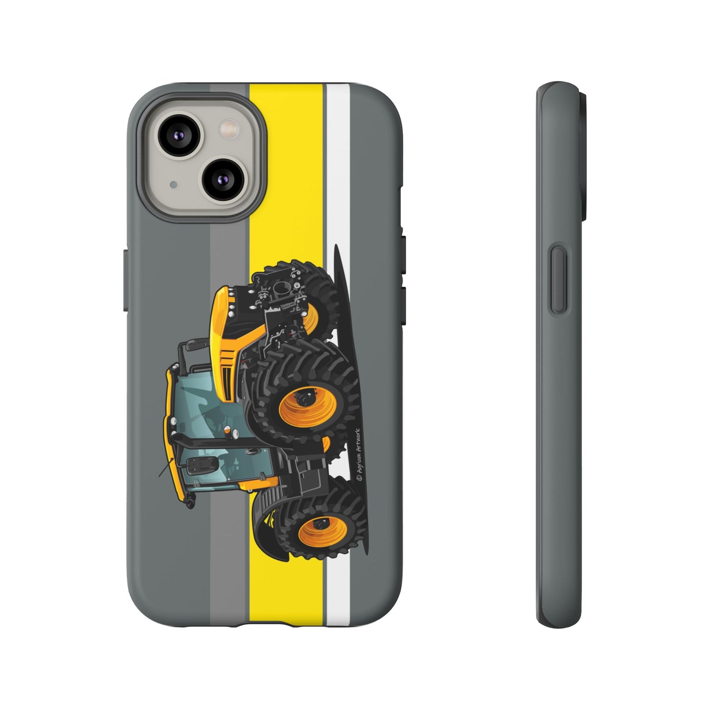 Yellow Fastrak 4000 Series Tough Phone Case - Grey