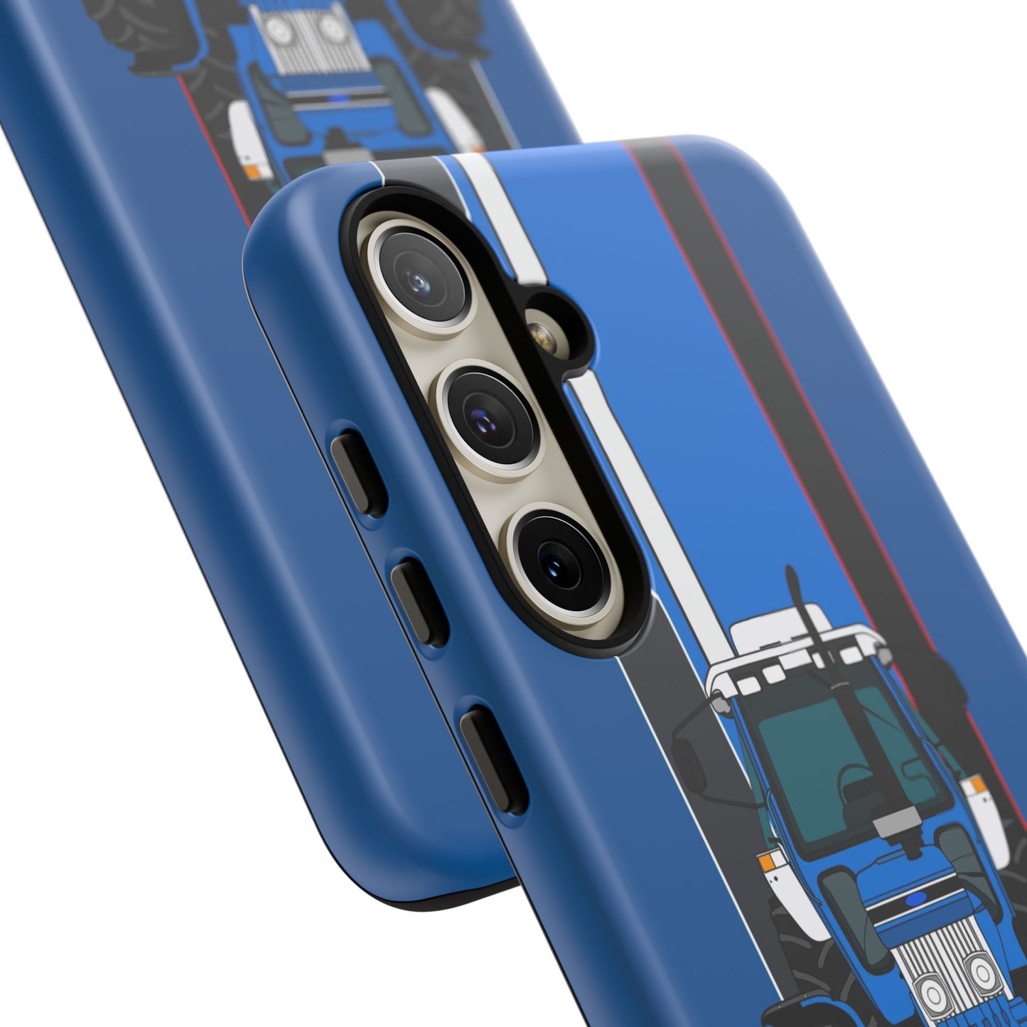 Blue Tractor #3 Tough Phone Case