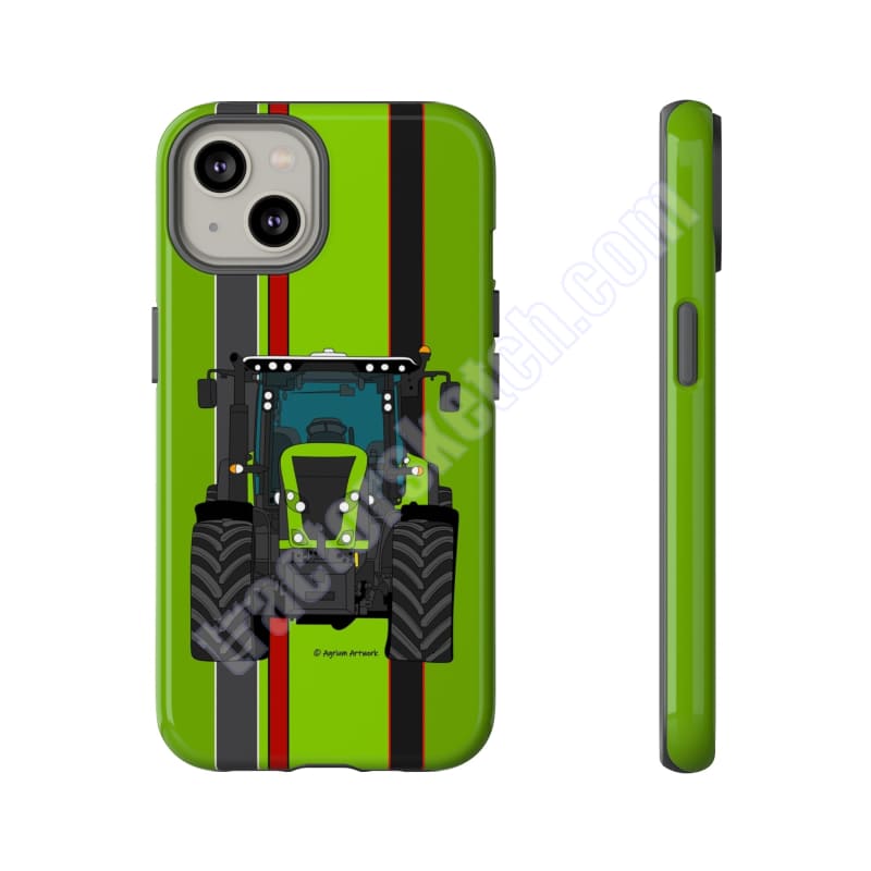 Lime Green Tractor 1 Tough Phone Case