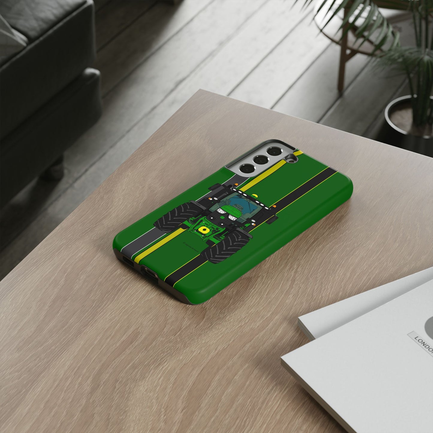 Green Tractor #1 Tough Phone Case