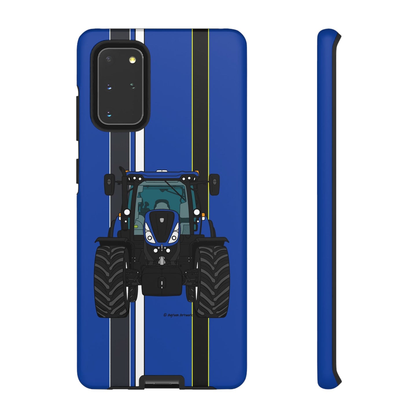 Blue Tractor #4 Tough Phone Case