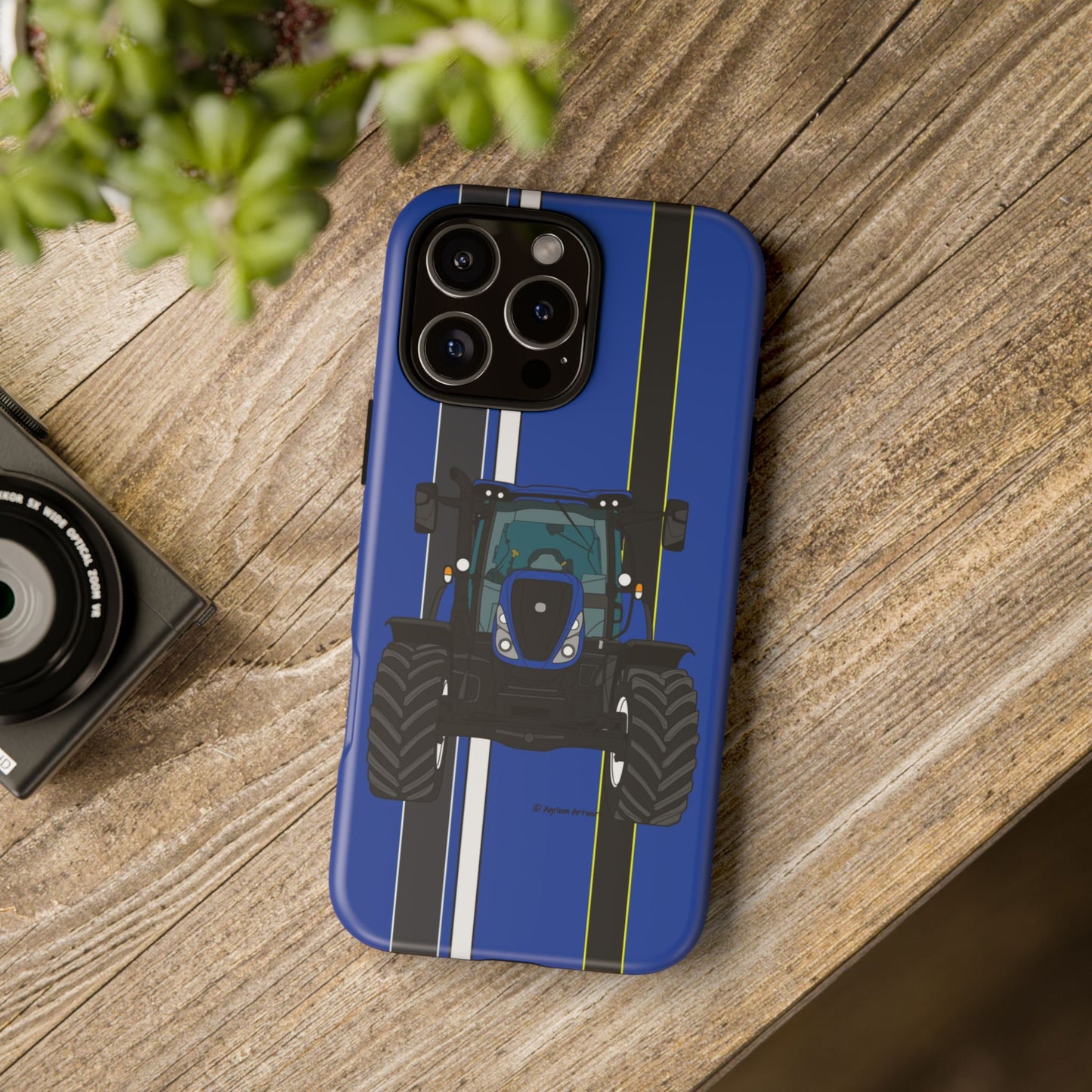 Blue Tractor #1 Tough Phone Case