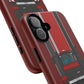 Dark Red Tractor #2 Tough Phone Case