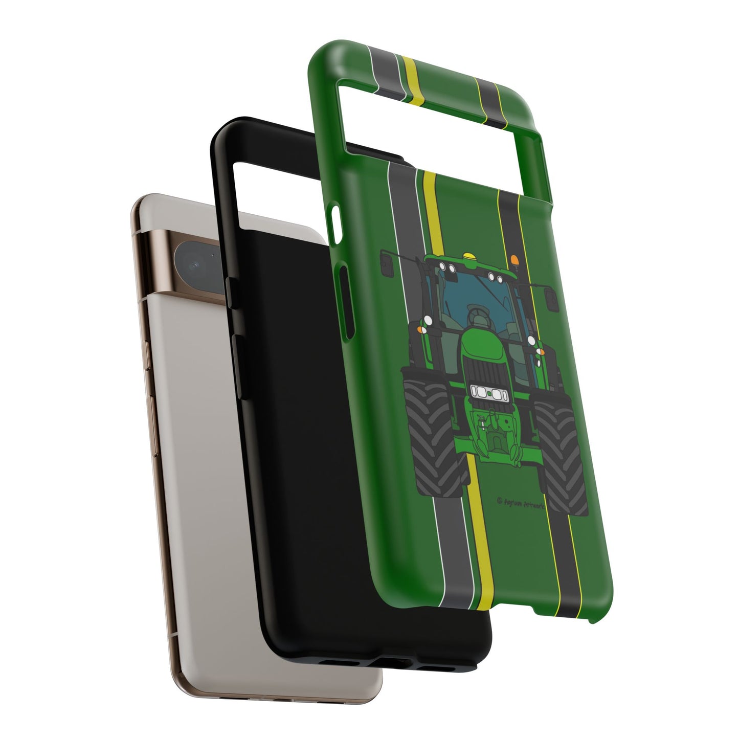 Green Tractor #2 Tough Phone Case