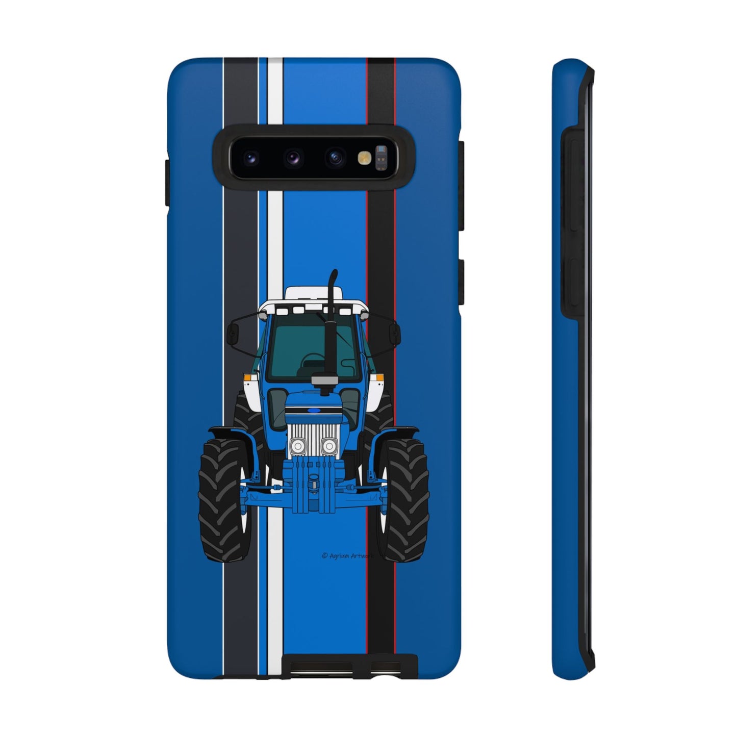 Blue Tractor #3 Tough Phone Case