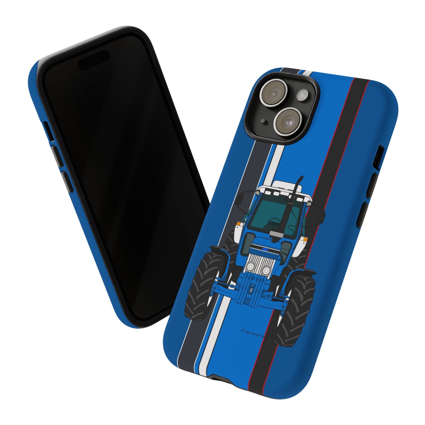 Blue Tractor #3 Tough Phone Case