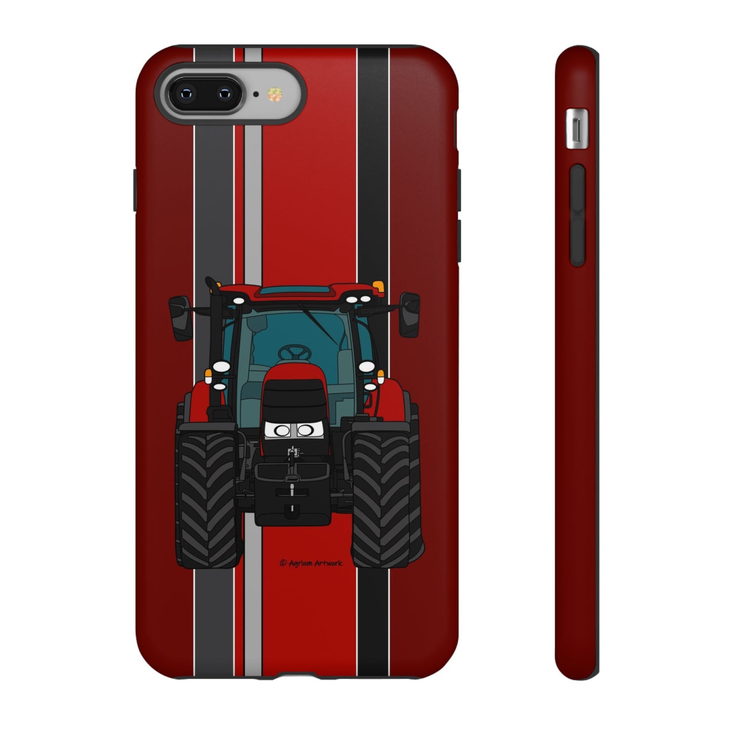 Dark Red Tractor #1 Tough Phone Case