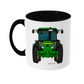 Green Tractor #3 11oz Coloured Mug