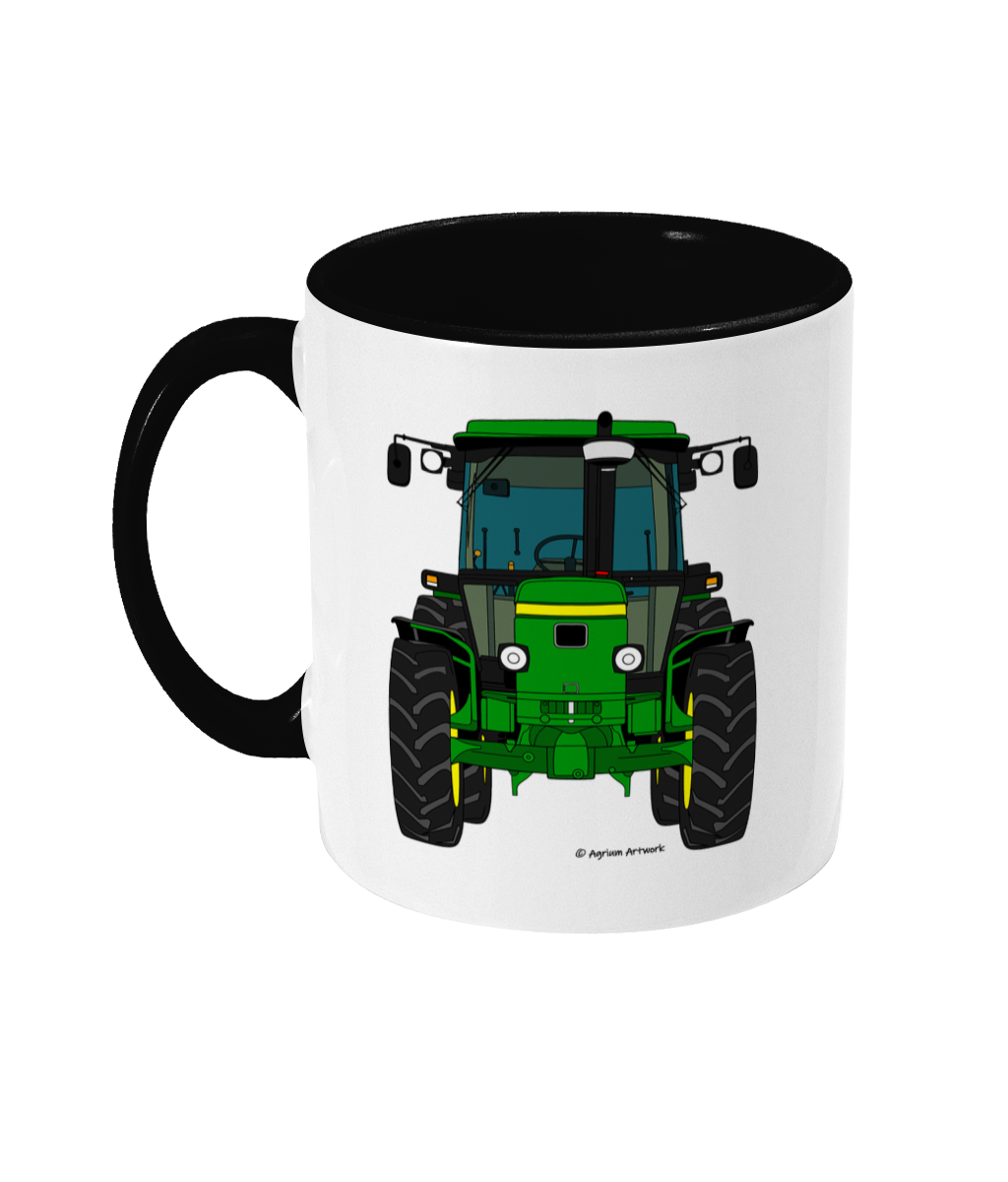 Green Tractor #3 11oz Coloured Mug