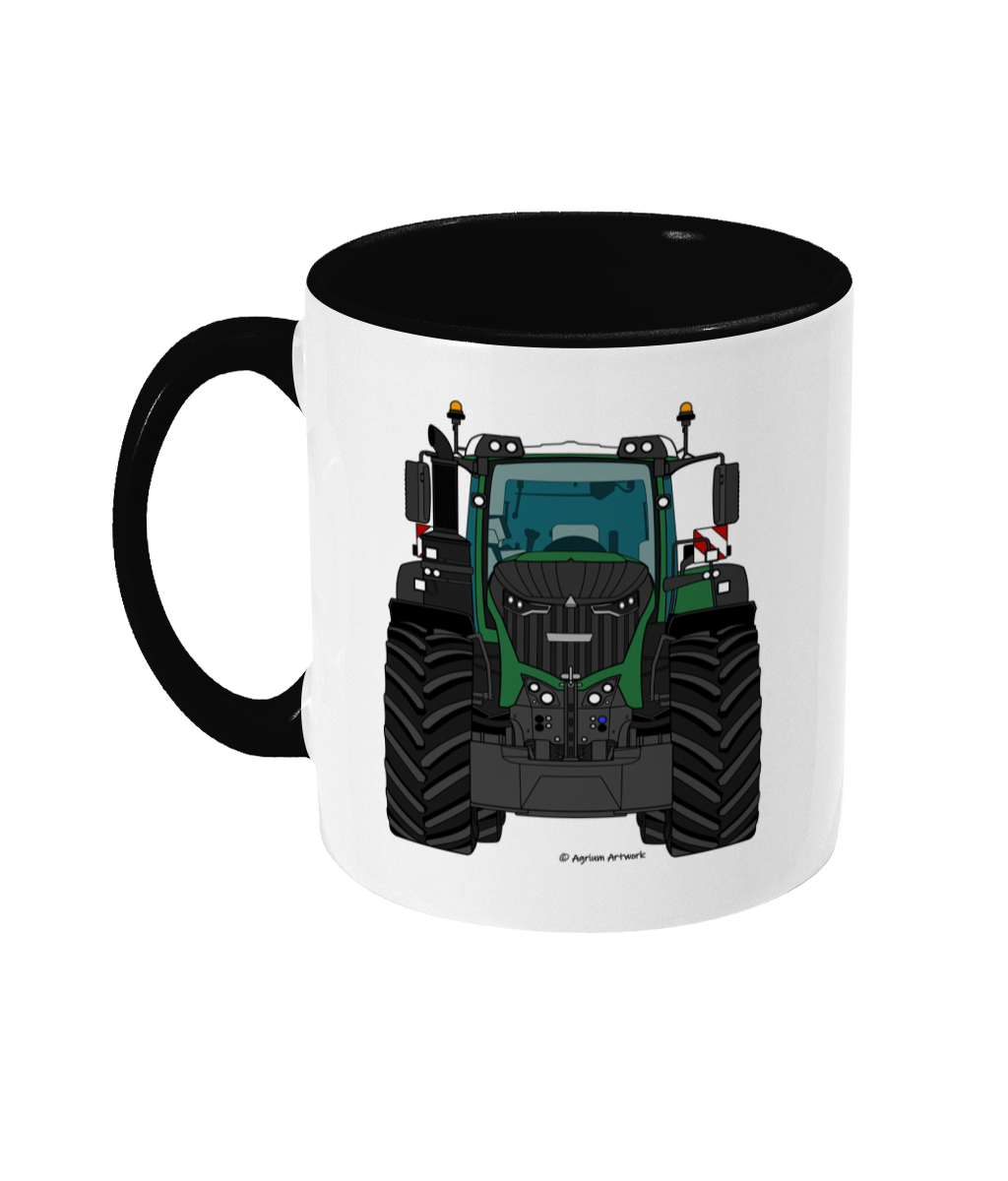 Olive Green Tractor #2 11oz Coloured Mug