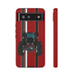 Maroon Tractor #1 Tough Phone Case