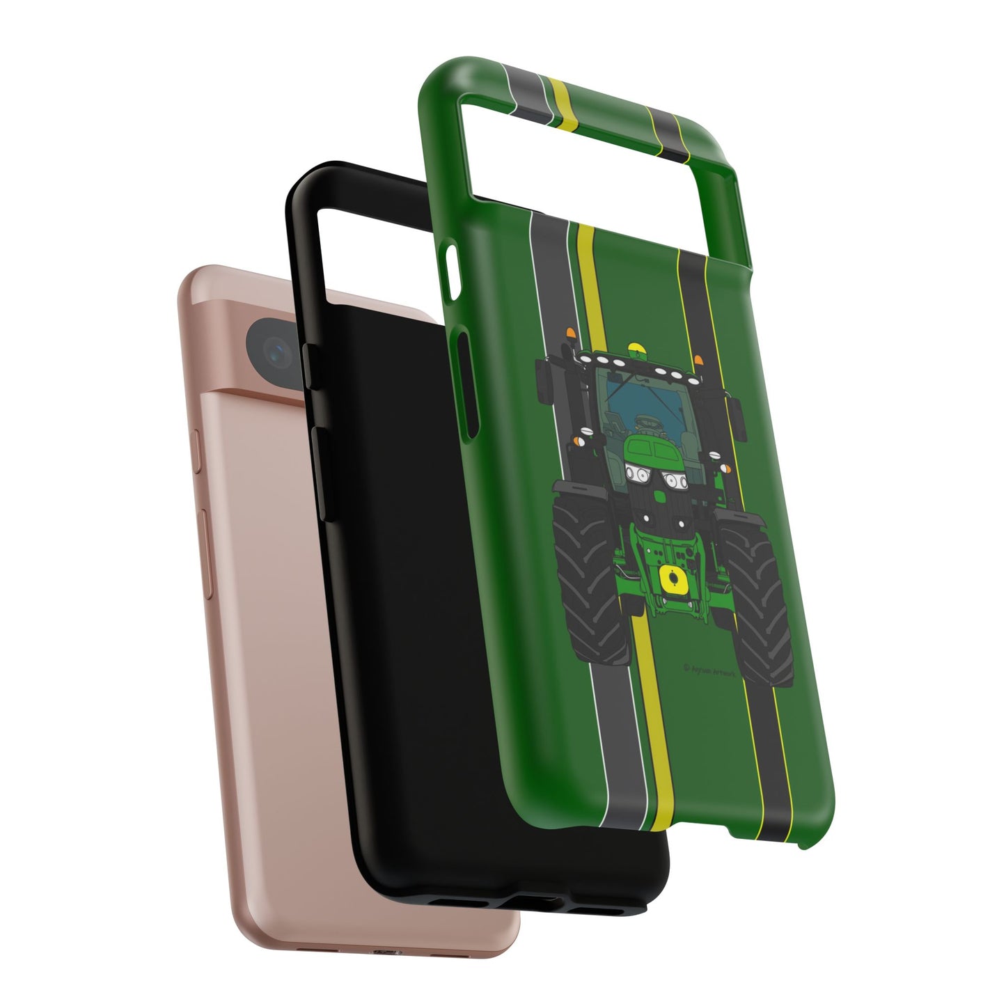 Green Tractor #1 Tough Phone Case