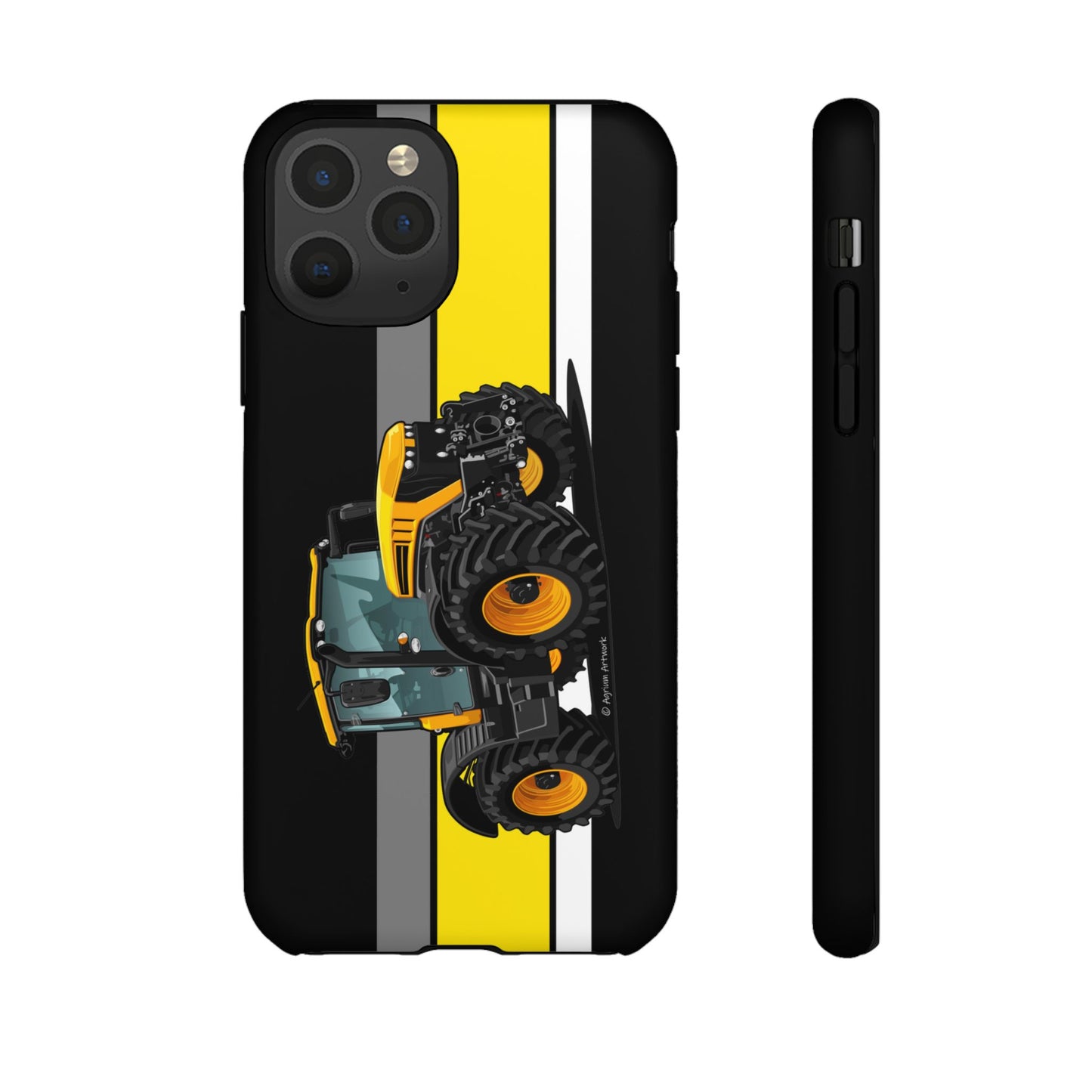 Yellow Fastrak 4000 Series Tough Phone Case - Black