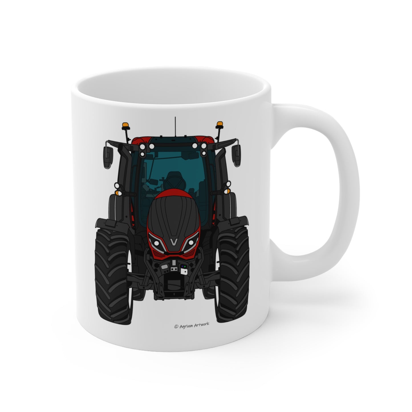 Maroon Tractor Mug 11oz