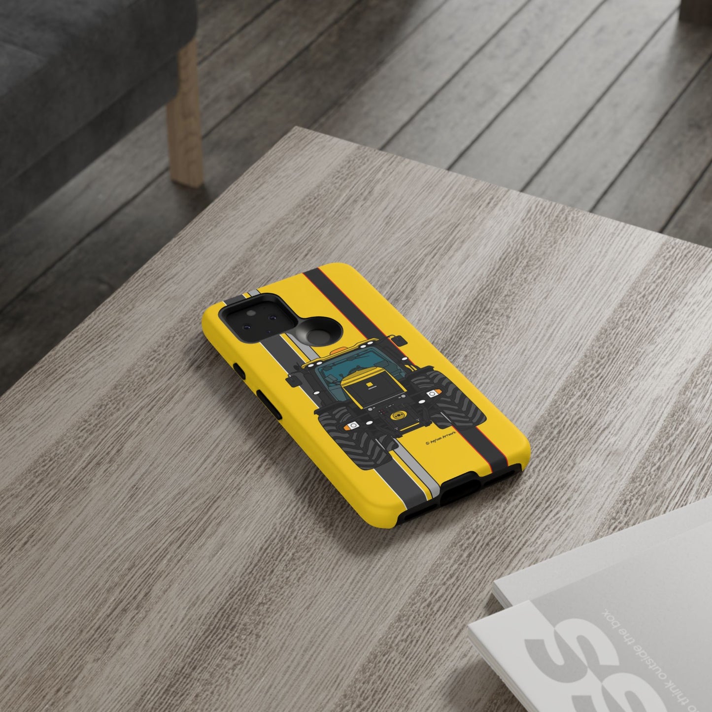 Yellow Fast Tractor #2 Tough Phone Case