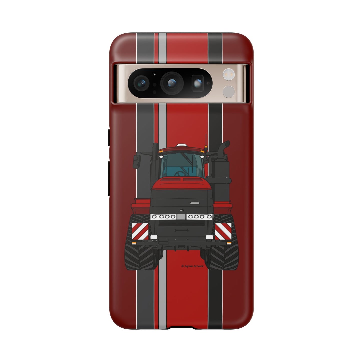 Dark Red Tractor #2 Tough Phone Case