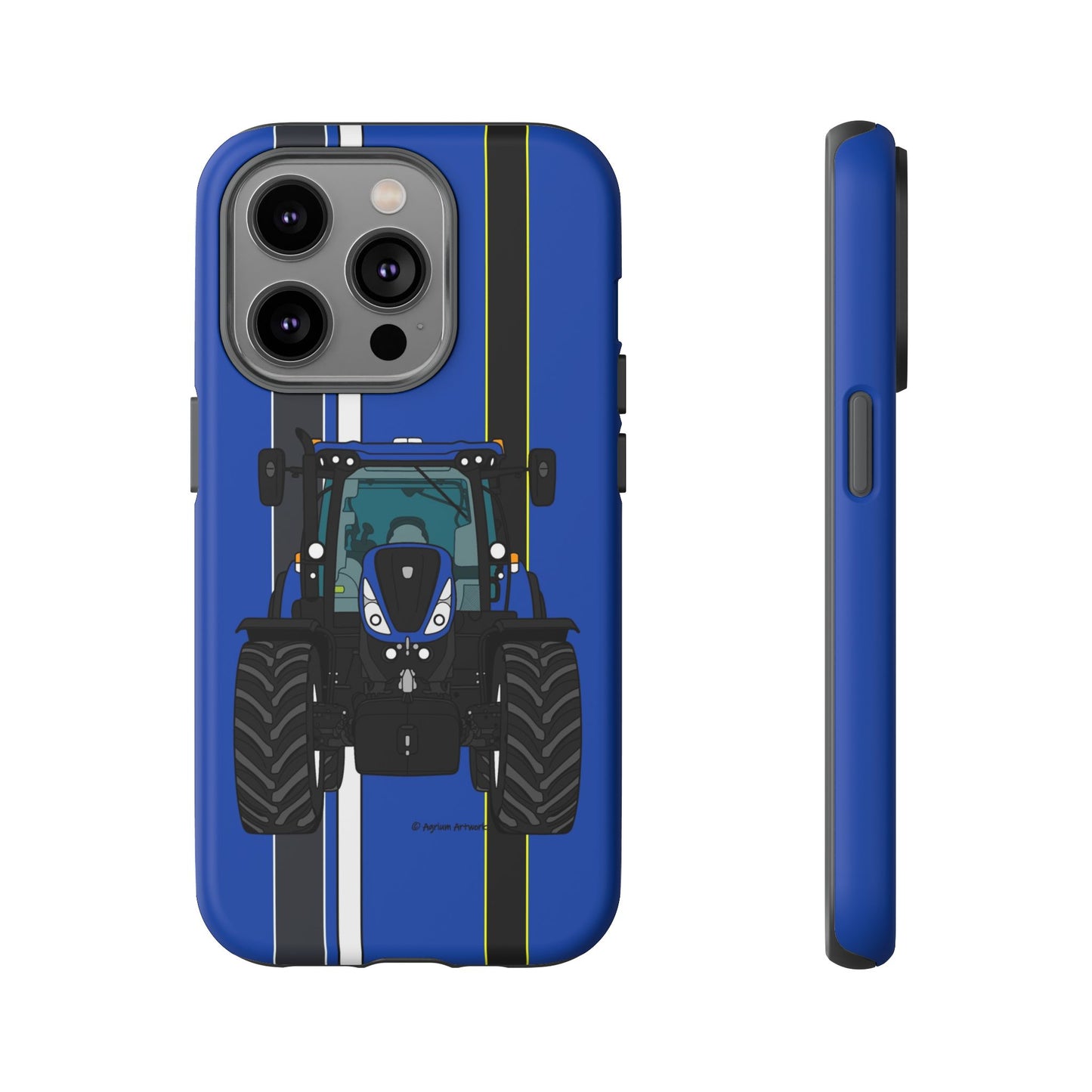 Blue Tractor #4 Tough Phone Case