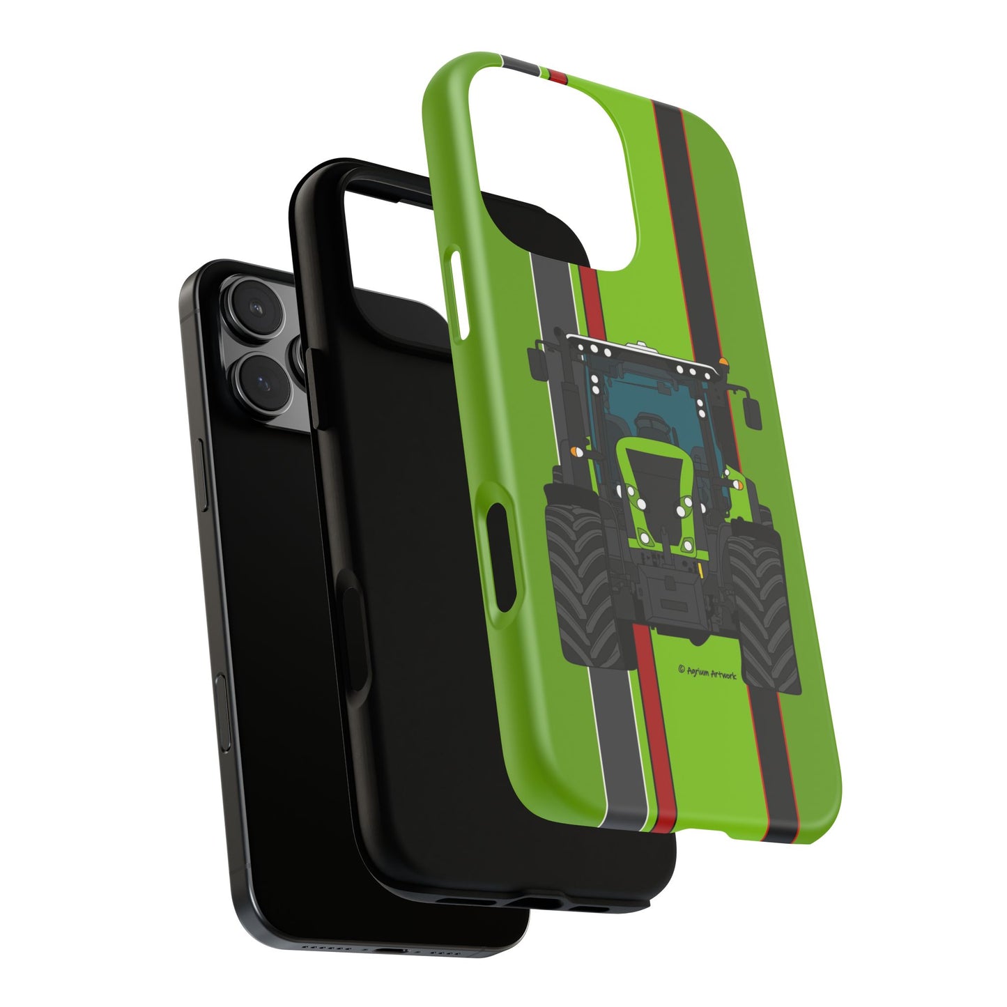 Lime Green Tractor #1 Tough Phone Case