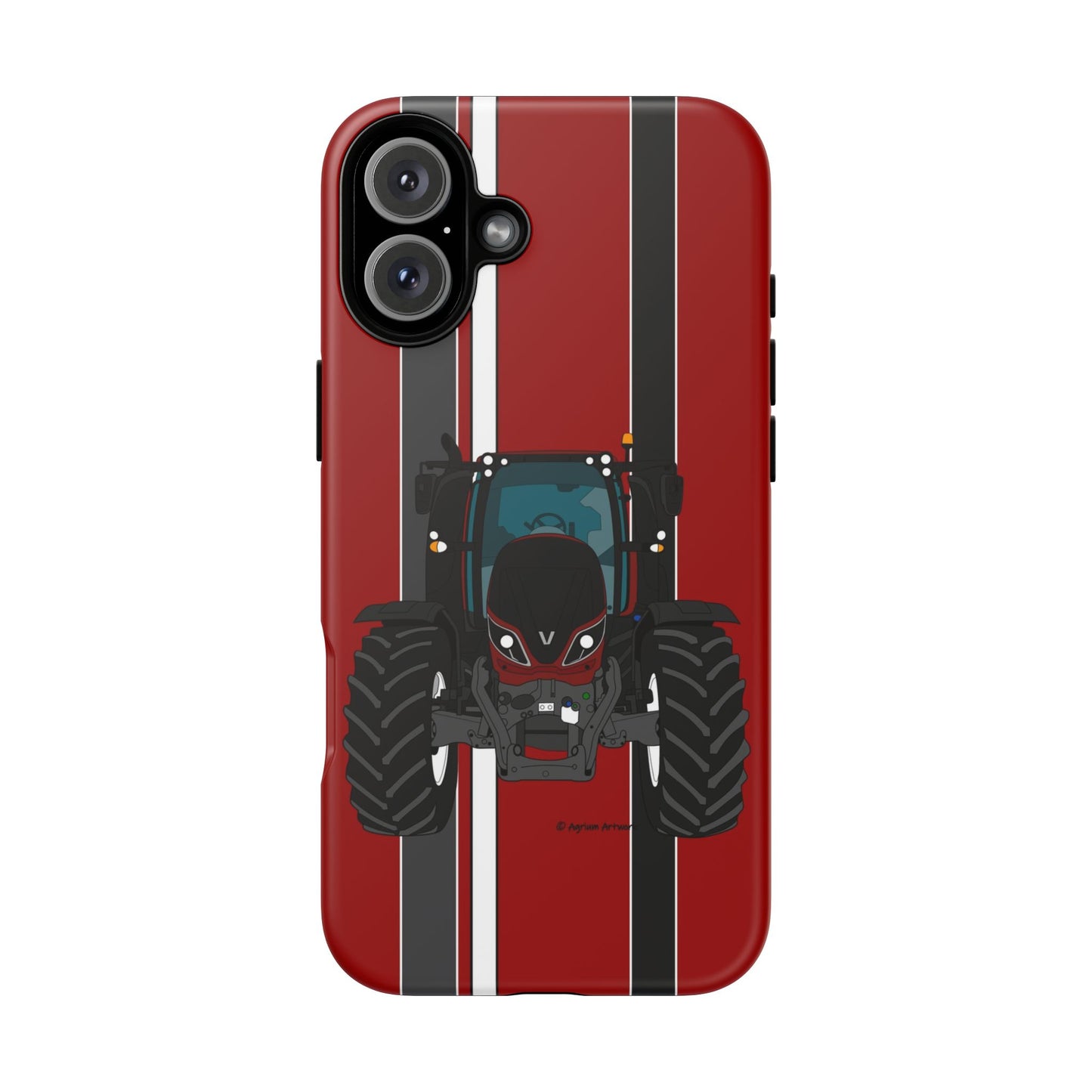 Maroon Tractor #1 Tough Phone Case