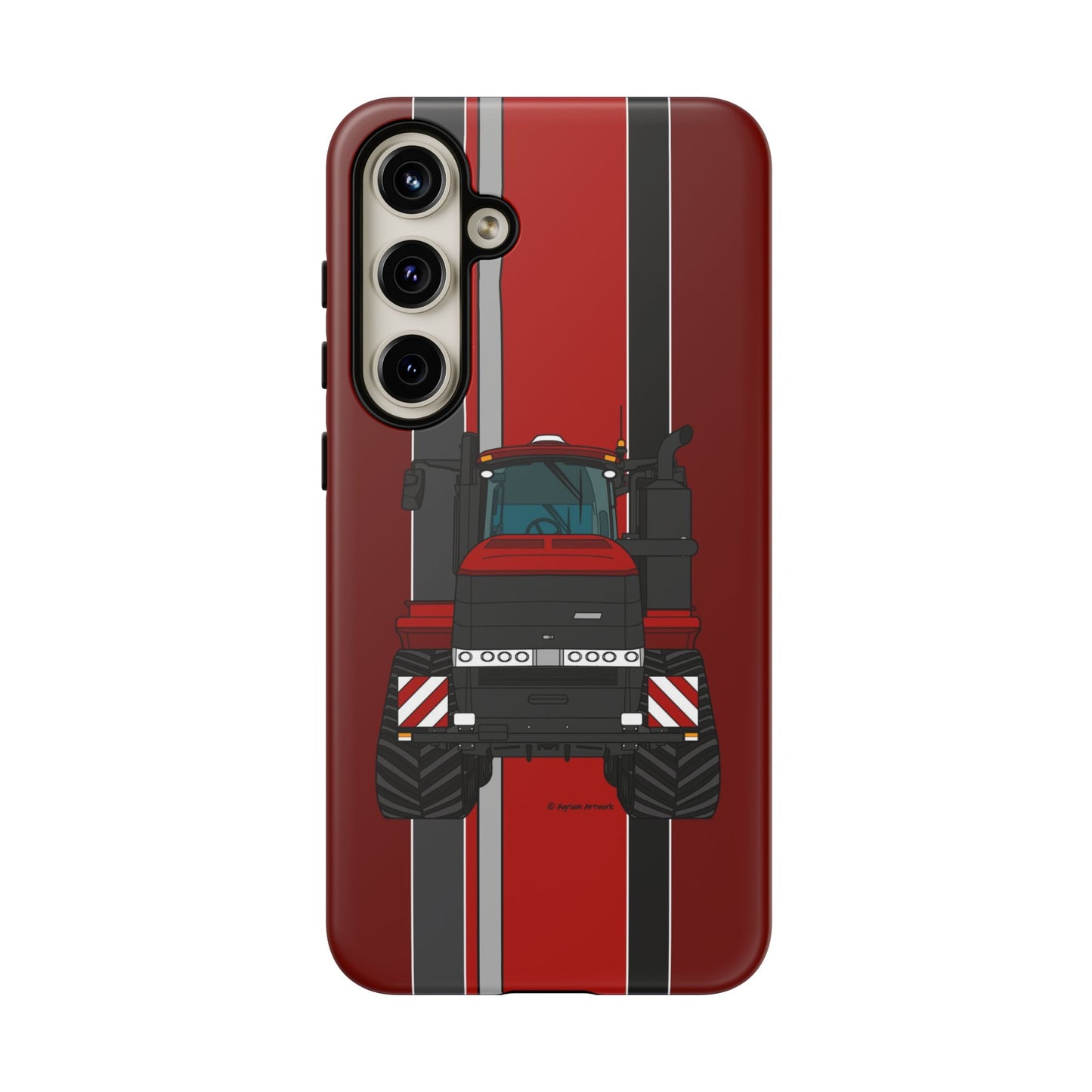 Dark Red Tractor #2 Tough Phone Case