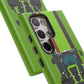 Lime Green Tractor #1 Tough Phone Case