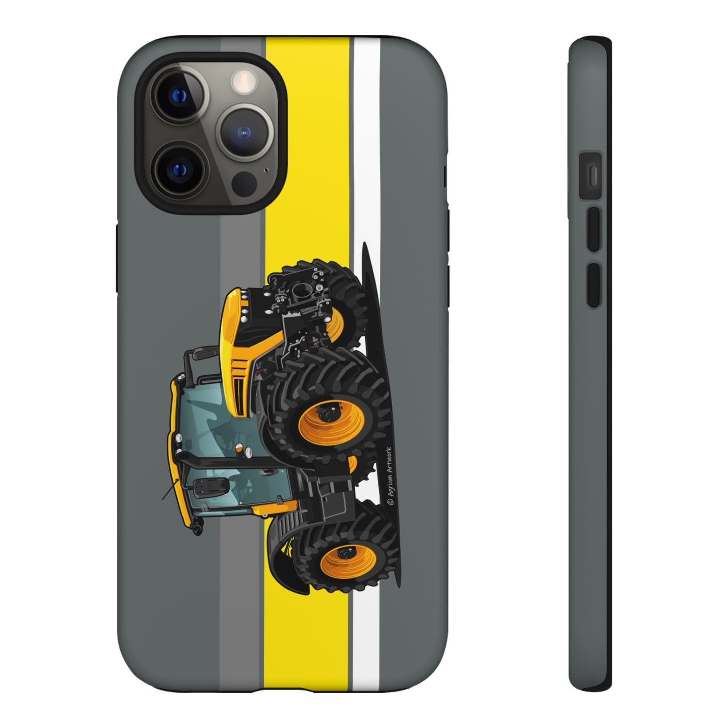 Yellow Fastrak 4000 Series Tough Phone Case - Grey