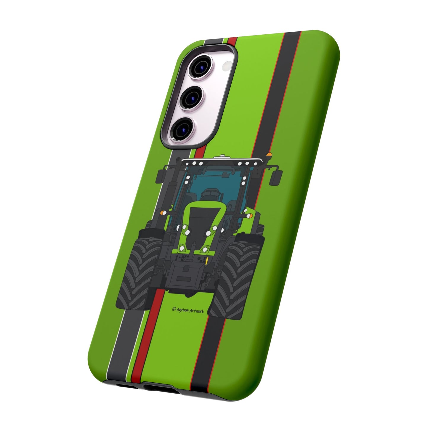 Lime Green Tractor #1 Tough Phone Case