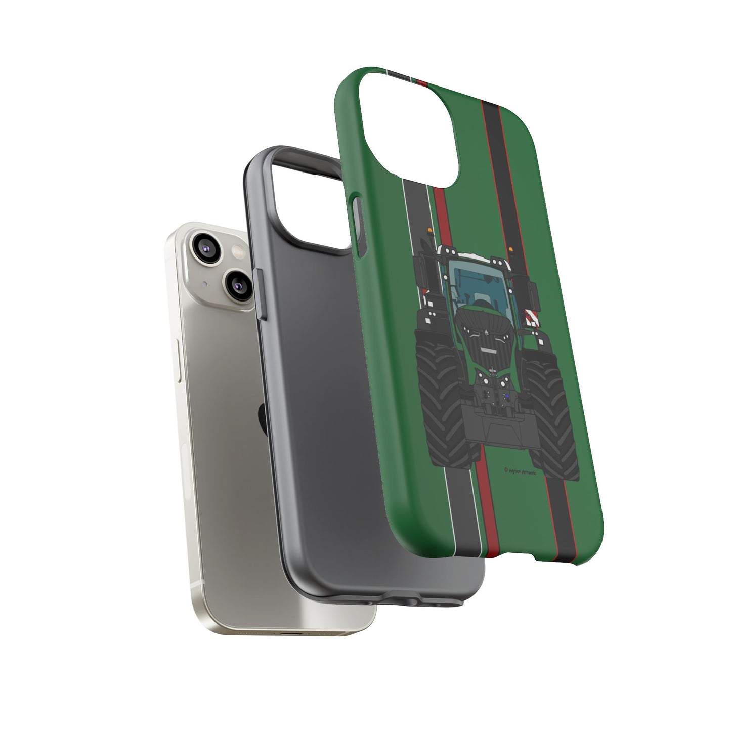 Olive Green Tractor #2 Tough Phone Case