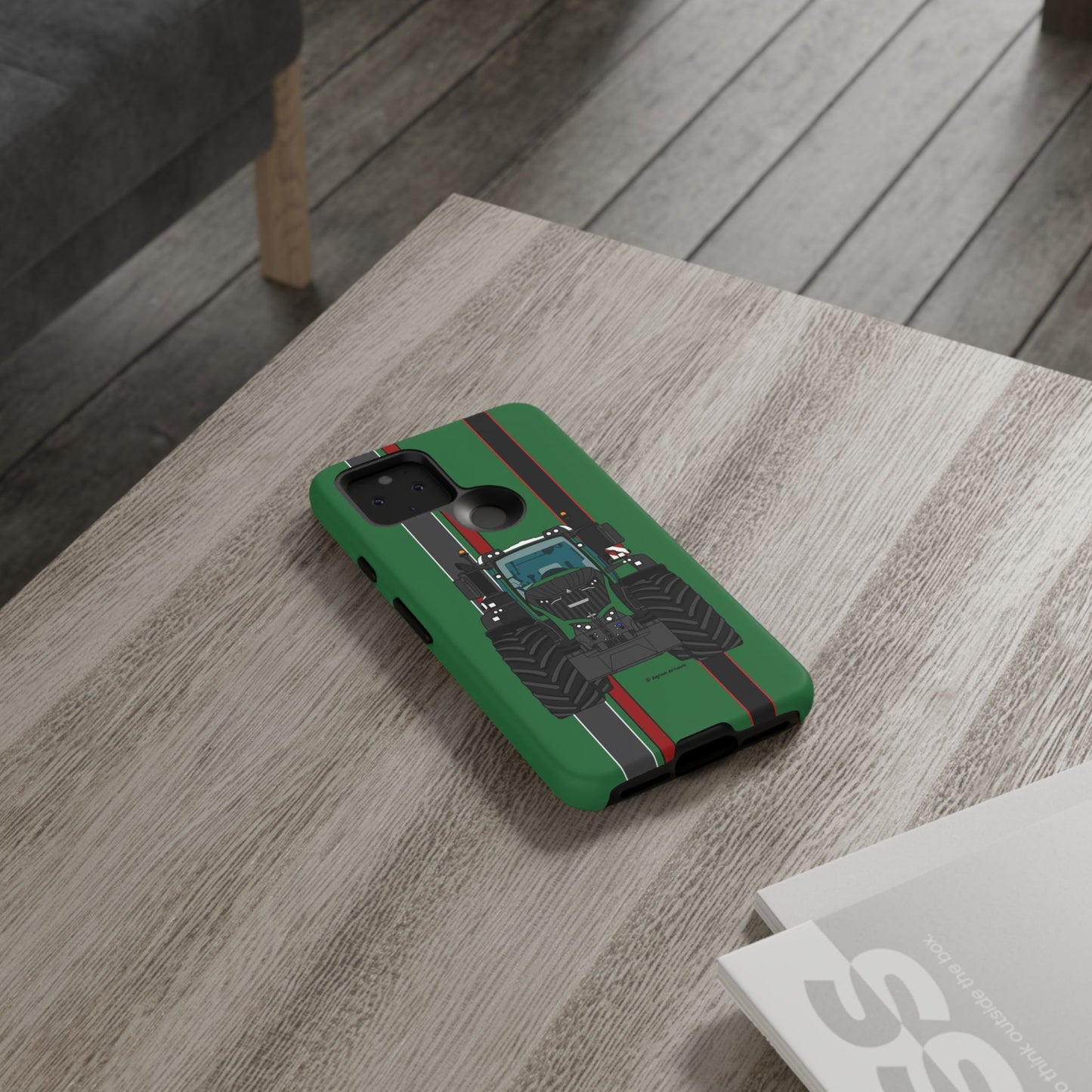 Olive Green Tractor #2 Tough Phone Case