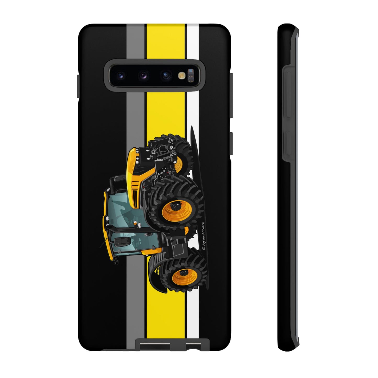 Yellow Fastrak 4000 Series Tough Phone Case - Black