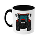 Dark Red Tractor #1 11oz Coloured Mug