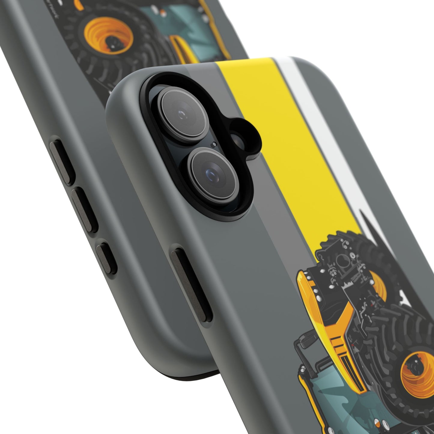 Yellow Fastrak 4000 Series Tough Phone Case - Grey