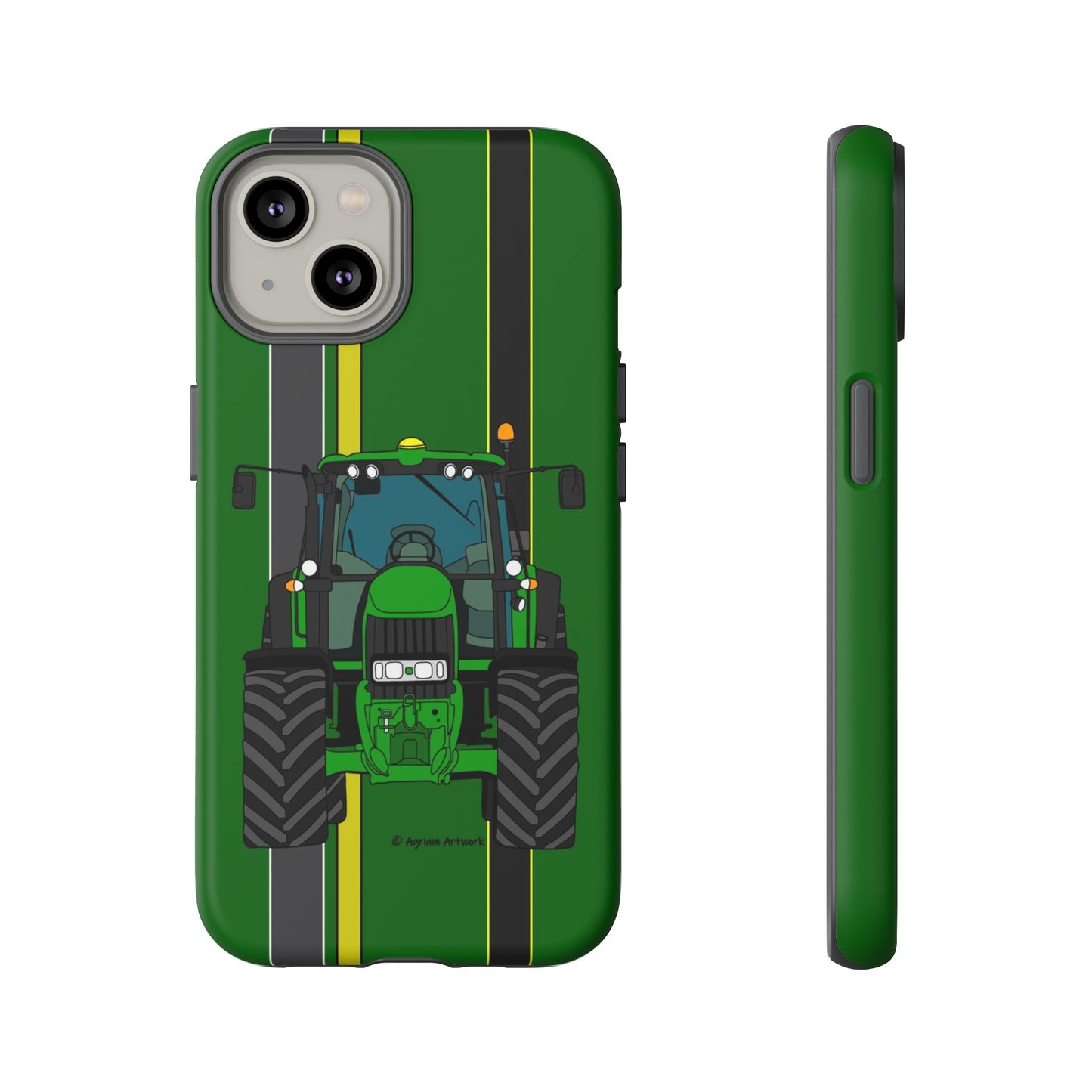 Green Tractor #2 Tough Phone Case