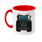 Olive Green Tractor #2 11oz Coloured Mug