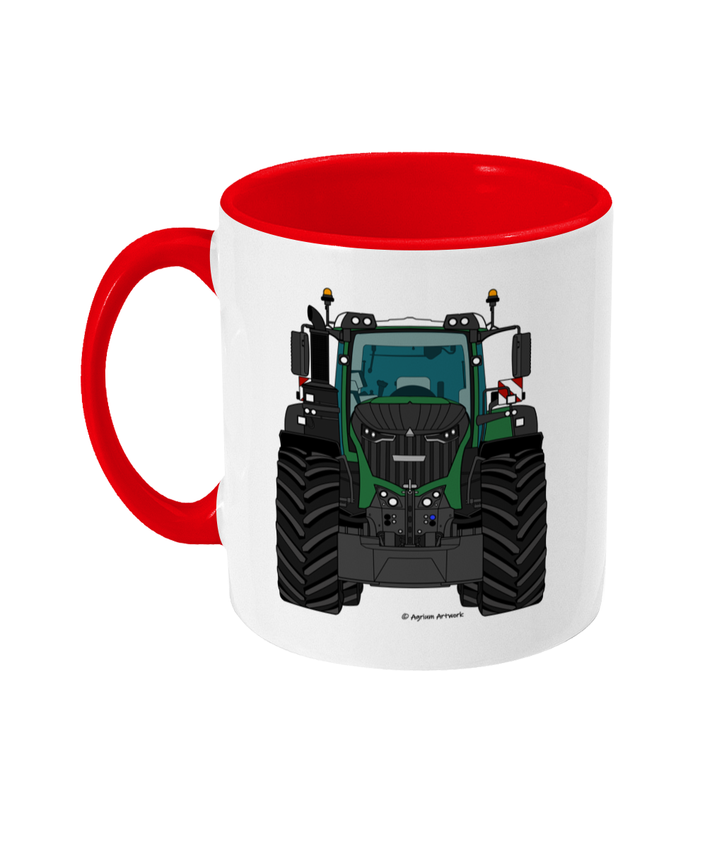 Olive Green Tractor #2 11oz Coloured Mug