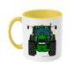 Green Tractor #2 11oz Coloured Mug