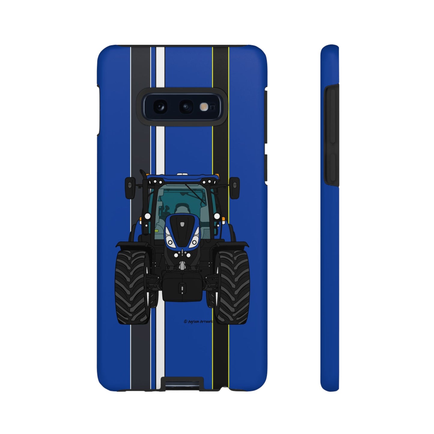 Blue Tractor #4 Tough Phone Case