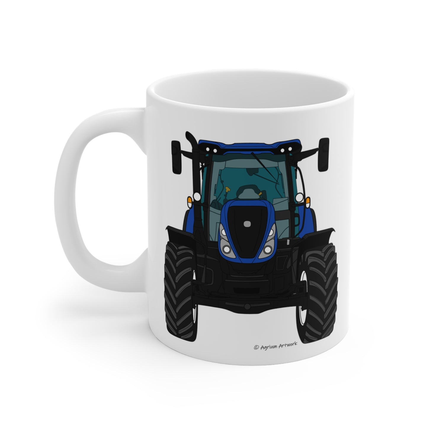 Blue Tractor Mug 11oz
